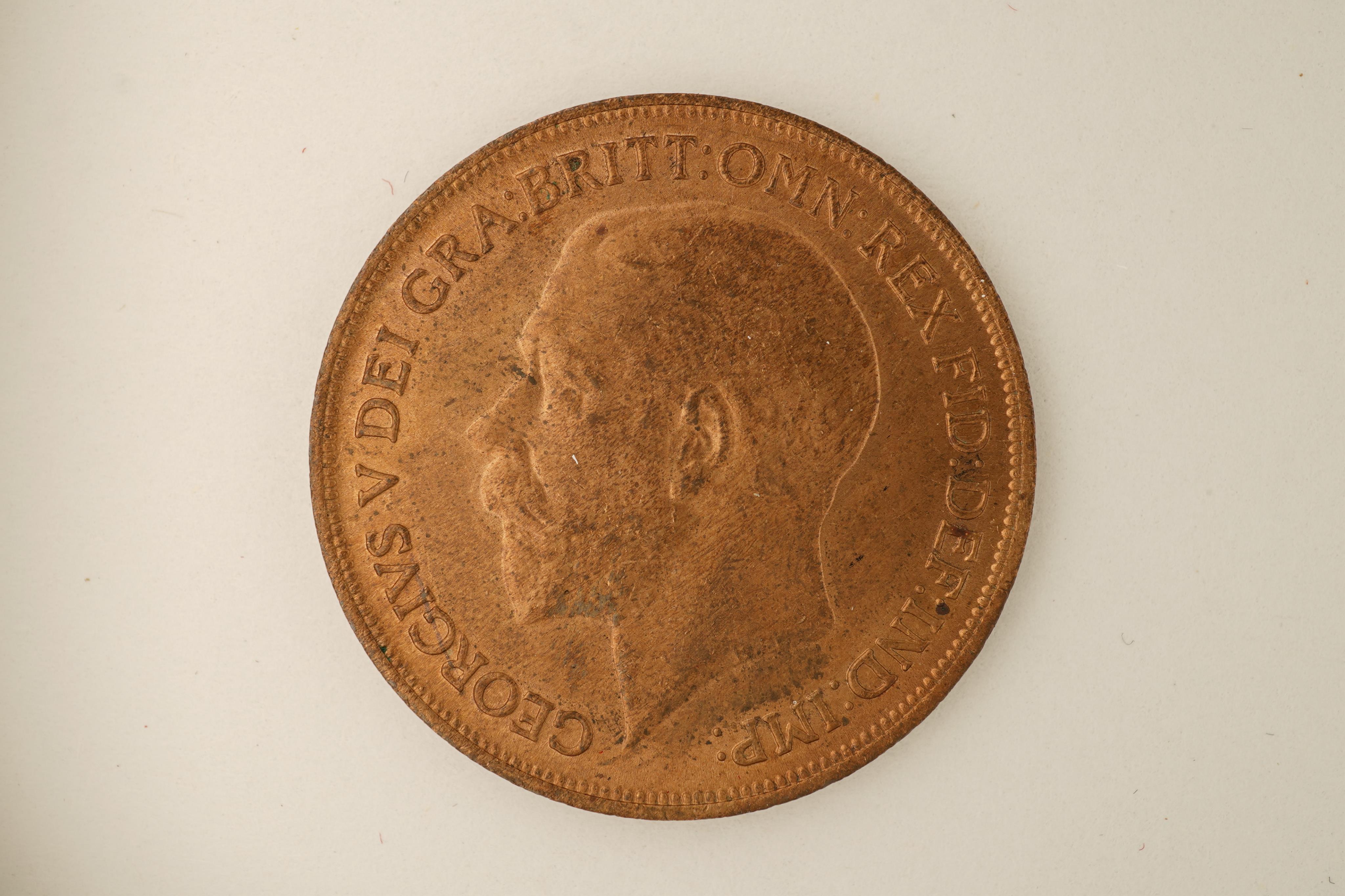 John Hill Collection., British coins, George V, two bronze pennies;, 1912 H, Heaton mint, Fr. 173, Gouby dies A/a, EF, lustre, 1918 H, Heaton mint, Fr. 183, Gouby dies B/b, EF, lustre.